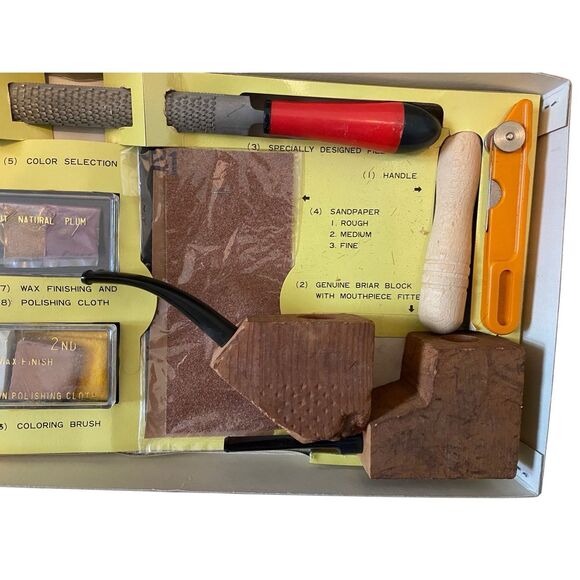Vintage 1960s Home Artisan Pipe Kit Diy Art Crafts Project Collectible Nostalgia - Picture 3 of 14